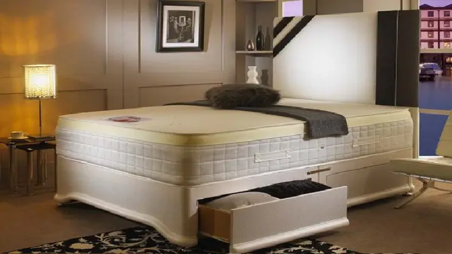 DreamMode President PillowTop 1500 Pocket Sprung Divan Bed Includes Base and Mattress