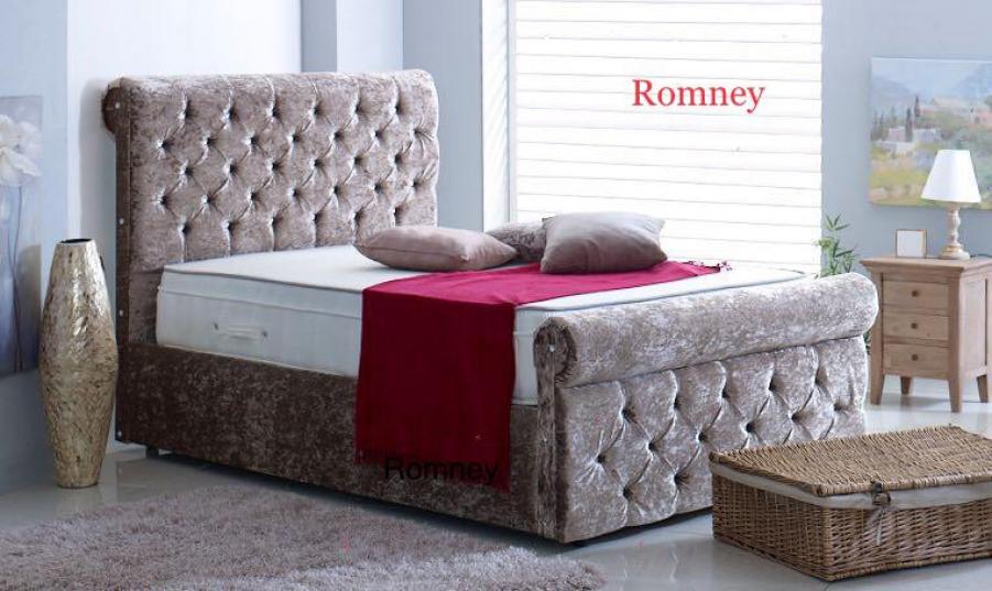 Lavish Beds Romney Upholstered Bed Frame