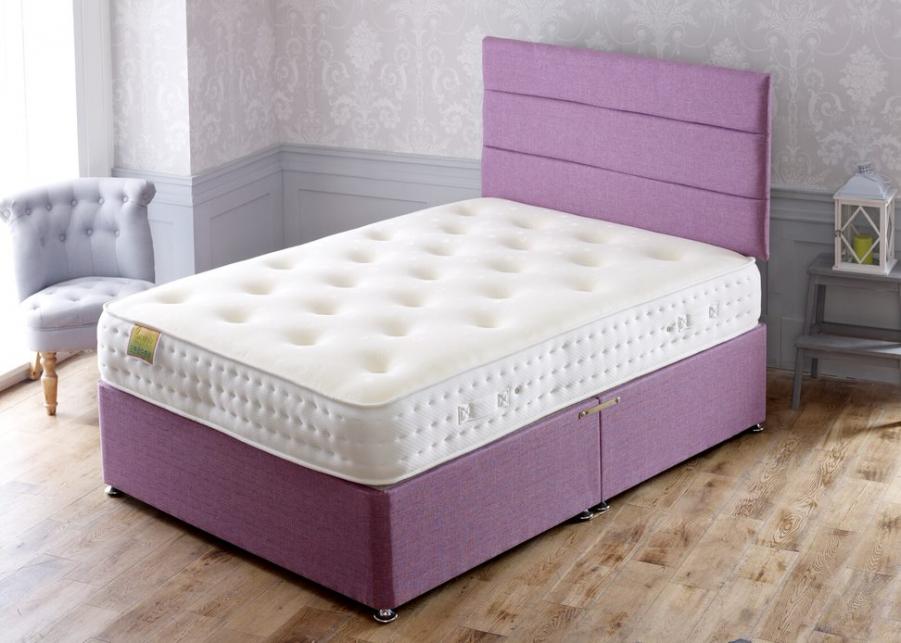 Apollo Beds Calypso 1500 Pocket Sprung and Memory Foam Divan Bed Includes Base and Mattress