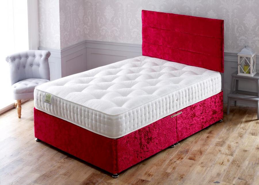 Apollo Beds Jubilee 1000 Pocket Spring Divan Bed Includes Base and Mattress
