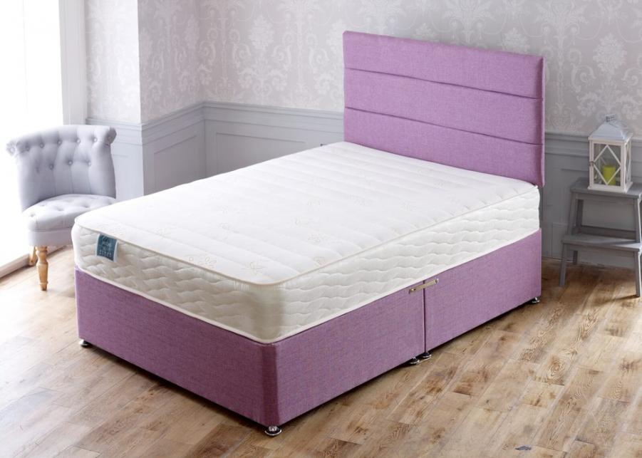 Apollo Beds Midas Memory Foam Sprung Divan Bed Includes Base and Mattress