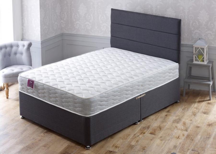 Apollo Beds Zoya Micro Quilted Divan Bed Includes Base and Mattress