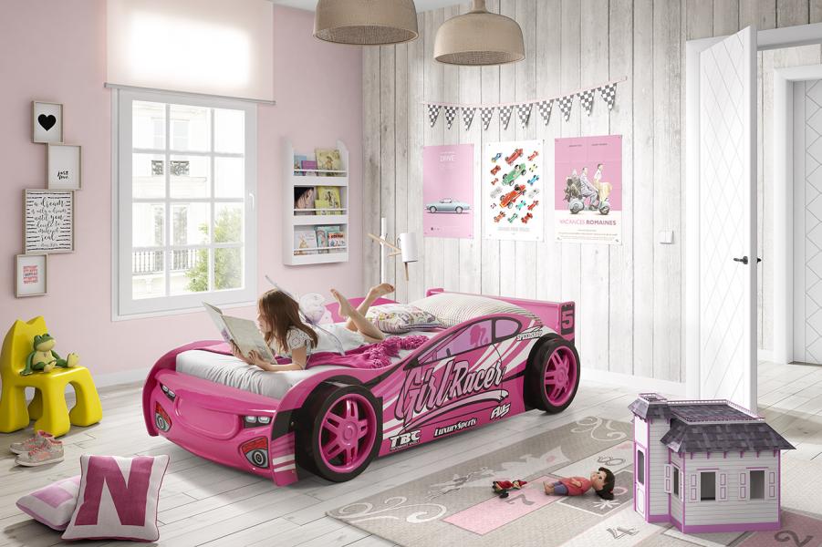 Artisan Girl Racer Pink Car Bed