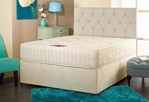 DreamMode Memory Foam Sprung Divan Bed Includes Base and Mattress