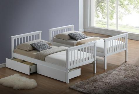 Artisan Alaska White Finish Bunk Bed