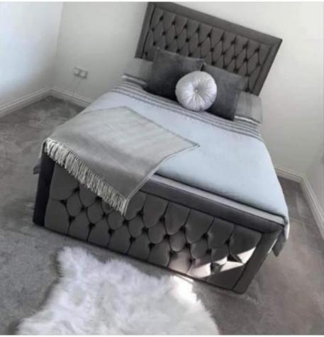 Lavish Beds Princess Upholstered Bed Frame