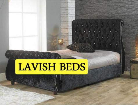Lavish Beds Swan Style Bed