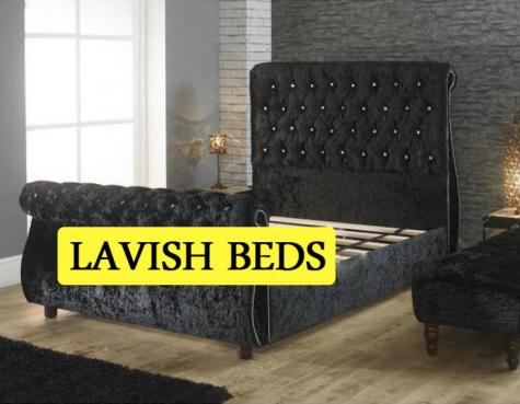 Lavish Beds Swan Style Bed