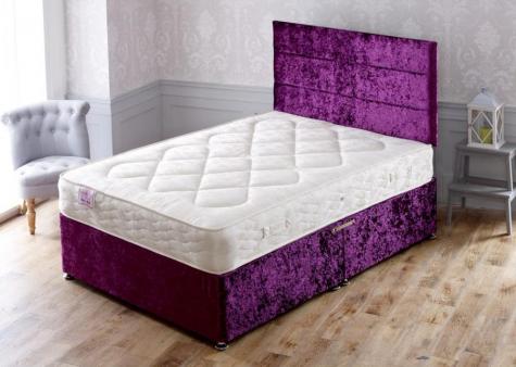 Apollo Beds Morpheus Deep Quilted Divan Bed Includes Base and Mattress