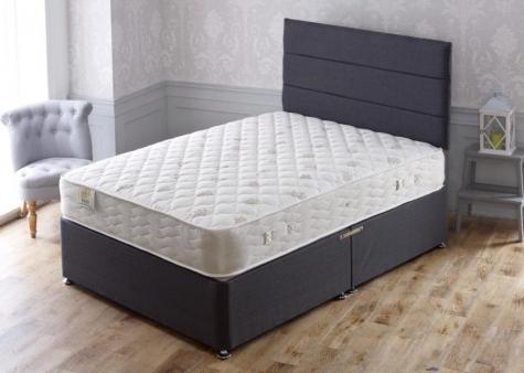 Apollo Beds Aphrodite Micro Quilted Divan Bed Includes Base and Mattress