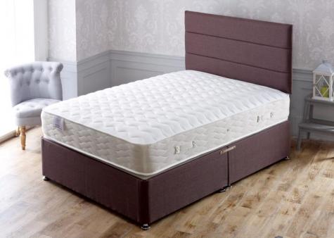 Apollo Beds Hades Viscoblend Micro Quilt Divan Bed Includes Base and Mattress
