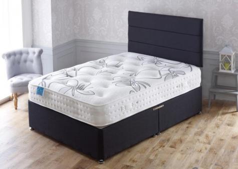 Westminster Beds Kensington 1500 Pocket Sprung and Latex Divan Bed Includes Base and Mattress