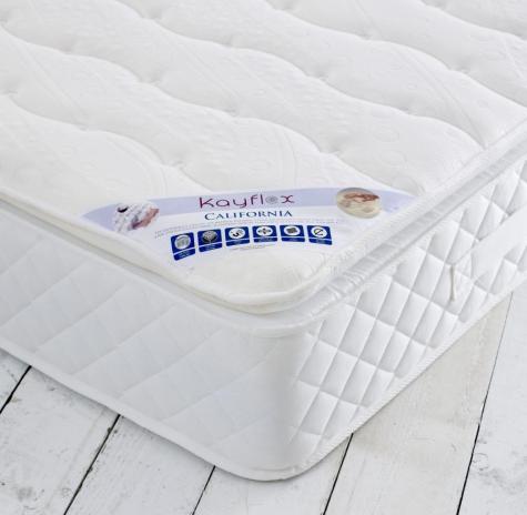 Kayflex California Pillow Top 1000 Pocket Sprung Memory Foam Mattress