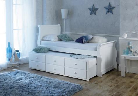 Artisan White Captain Guest Bed