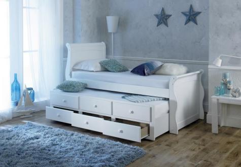Artisan White Captain Guest Bed
