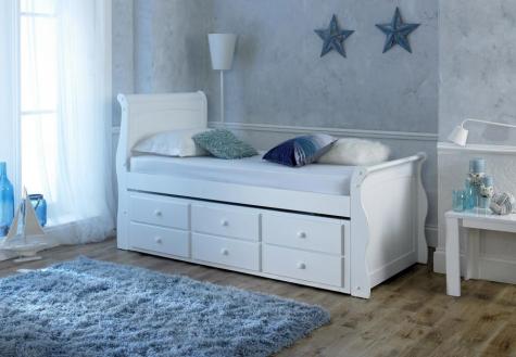 Artisan White Captain Guest Bed