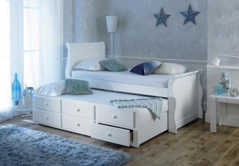 Artisan White Captain Guest Bed