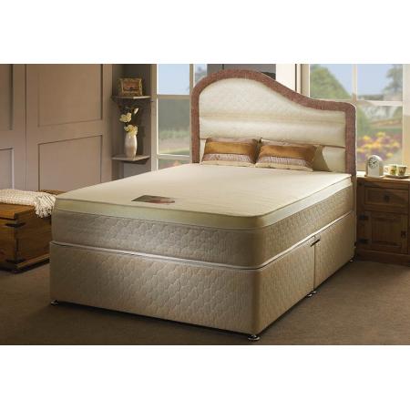 DreamMode Boston Plus Memory Foam Sprung Divan Bed Includes Base and Mattress