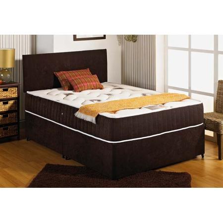 DreamMode Cumbria Memory Foam Coil Spring Divan Bed Includes Base and Mattress