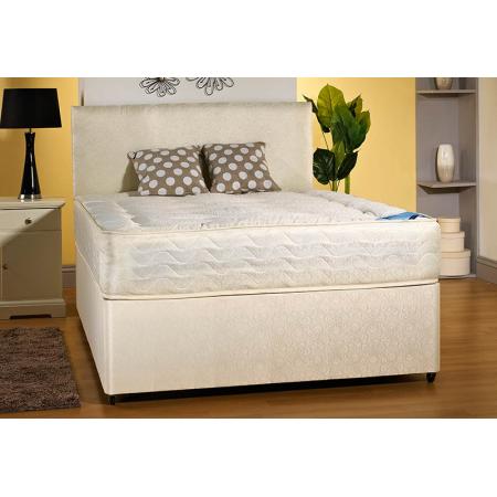 DreamMode Oxford Deep Quilted Divan Bed Includes Base and Mattress