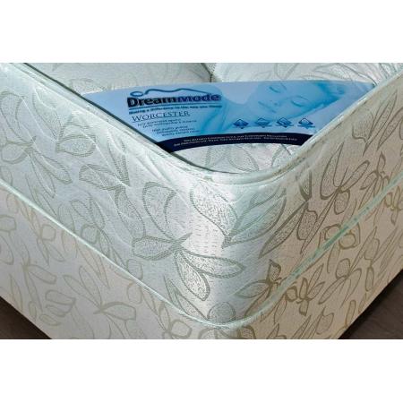 DreamMode Worcester Deep Quilted Divan Bed Includes Base and Mattress